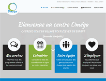 Tablet Screenshot of centreomega.org